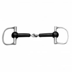 Weatherbeeta Korsteel Soft Rubber Mouth Jointed Dee Ring Snaffle Bit Horse Bits