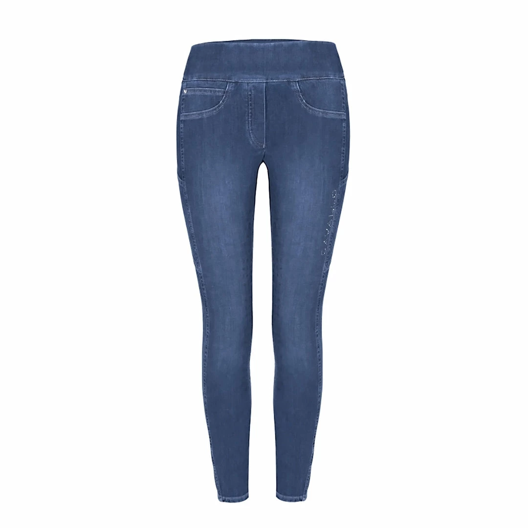 Best Sale ๐ Breeches Cavallo Ladies Carly Denim Grip Riding Leggings โ 3 Breeches Cavallo Ladies Carly Denim Grip Riding Leggings