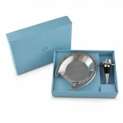 Cheap ⌛ Arthur Court Equestrian Coaster/Wine Stopper Set - Horseshoe ⌛ 7 Arthur Court Equestrian Coaster/Wine Stopper Set - Horseshoe