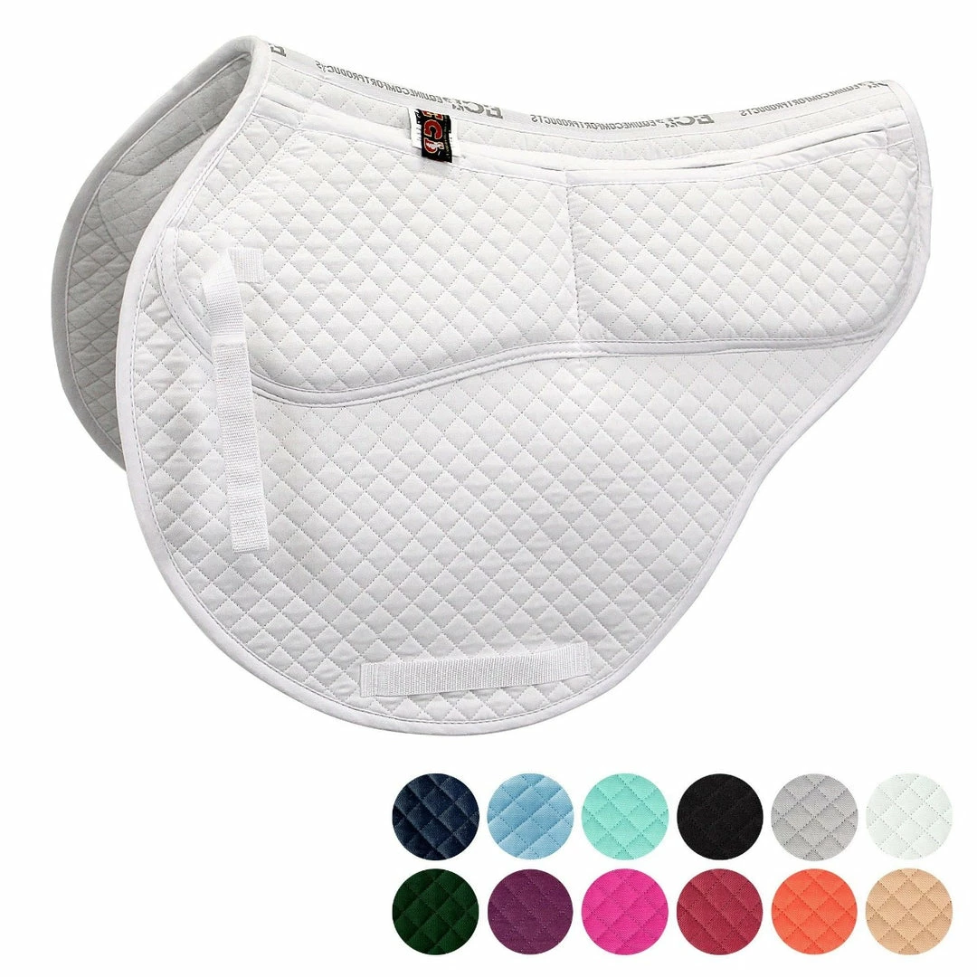 Outlet 😉 Equine Comfort Products Saddle Pads & Fittings ECP Contoured Correction Eventing Pad ❤️ 3 Equine Comfort Products Saddle Pads & Fittings ECP Contoured Correction Eventing Pad