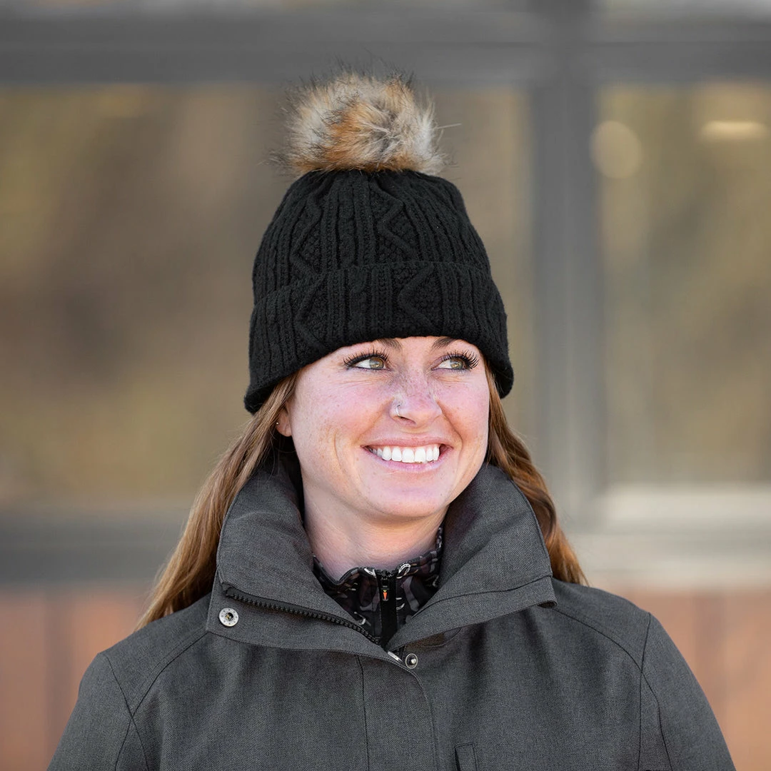 Best Sale 🔔 Hats & Caps Kerrits Kable Knit Pom Hat 🎁 4 Hats & Caps Kerrits Kable Knit Pom Hat