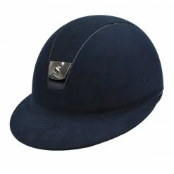 Samshield Custom Miss Shield Blue Alcantara Helmet