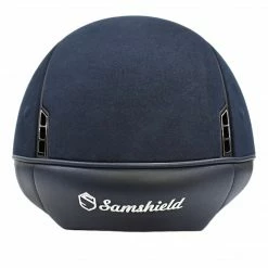 Samshield Custom Miss Shield Blue Alcantara Helmet