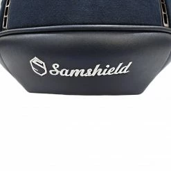 Samshield Custom Miss Shield Blue Alcantara Helmet