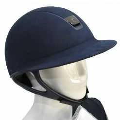 Samshield Custom Miss Shield Blue Alcantara Helmet