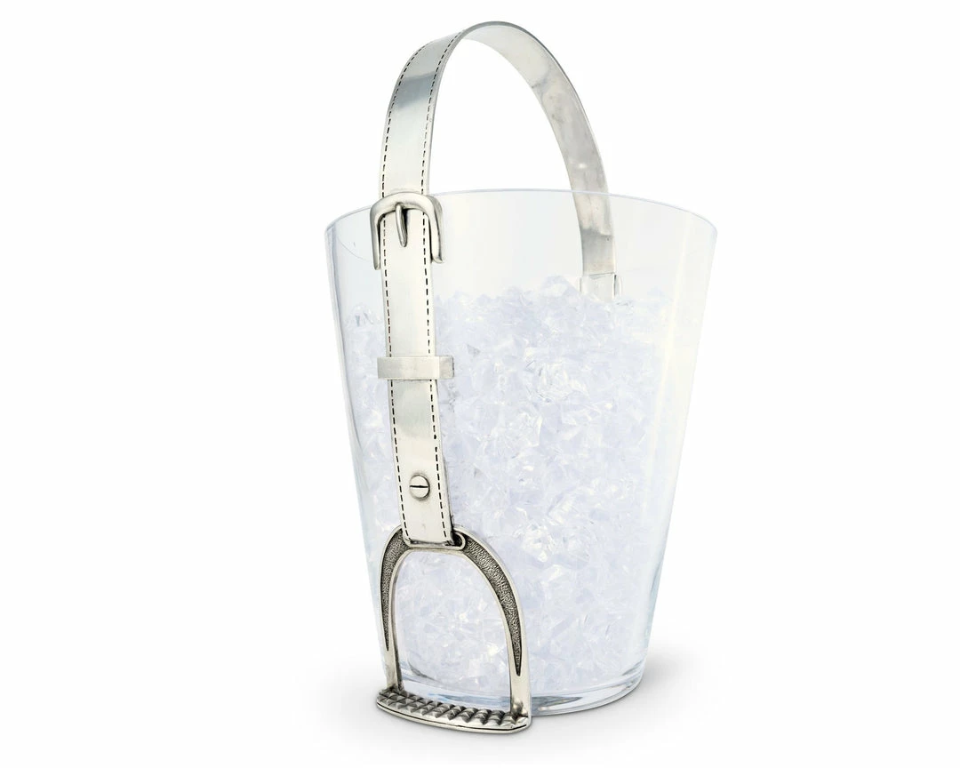 Best Pirce 🥰 Equestrian Decor Arthur Court Stirrup Ice Bucket ⭐ 3 Equestrian Decor Arthur Court Stirrup Ice Bucket