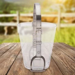 Equestrian Decor Arthur Court Stirrup Ice Bucket