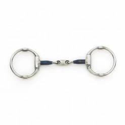 English Riding Supply Centaur Blue Steel Oval Peanut Cheltenham Gag Horse Bits