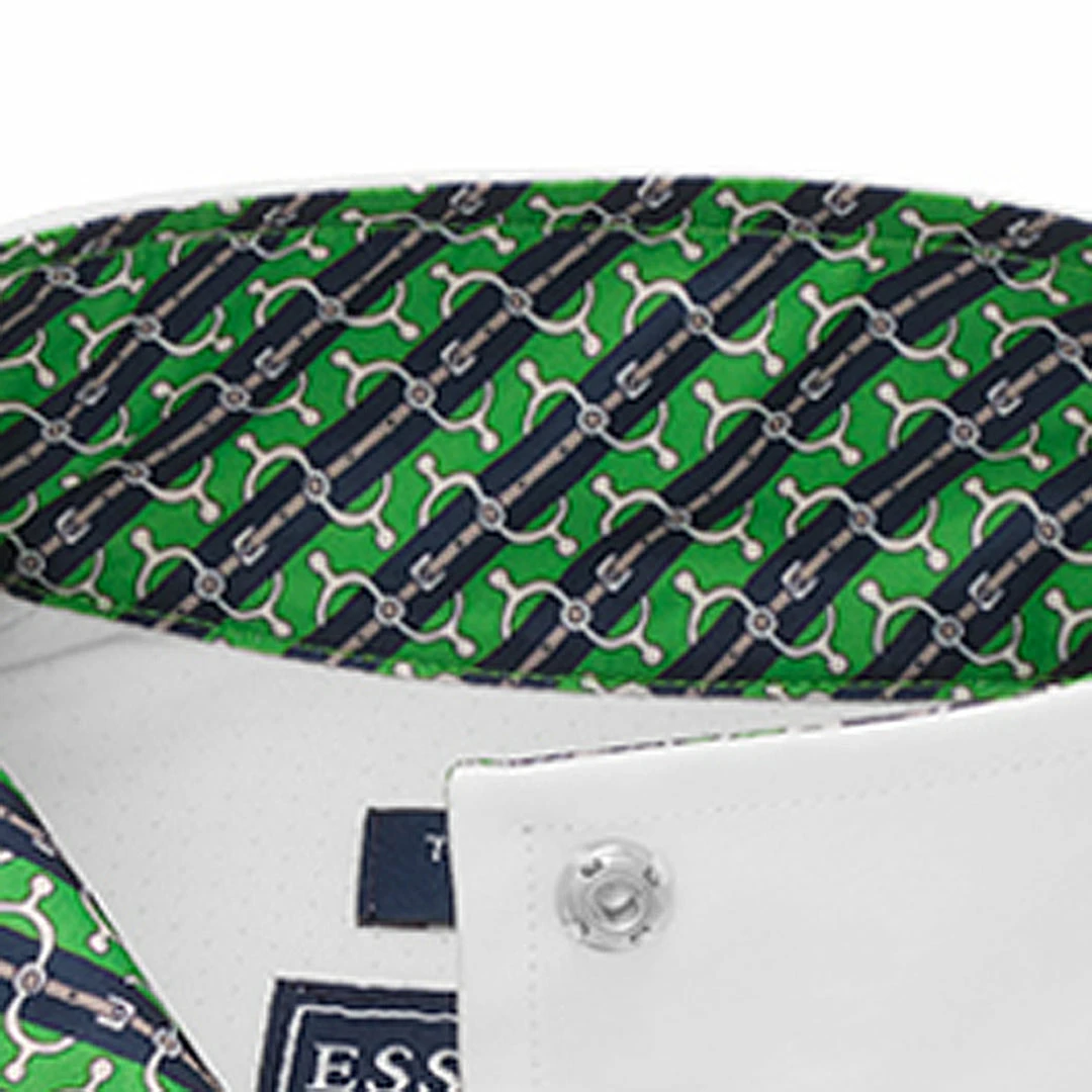 Outlet 😉 Essex Classics Ladies "Spurs" Talent Yarn Straight Collar Long Sleeve Show 👚 Shirt Show 👚 Shirts 🤩 4 Essex Classics Ladies "Spurs" Talent Yarn Straight Collar Long Sleeve Show Shirt Show Shirts