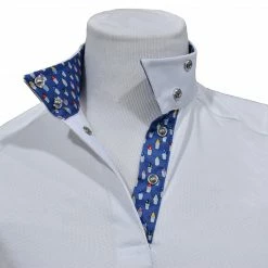 Essex Classics Girls "Snowcones" Talent Yarn Wrap Collar Long Sleeve Show Shirt Show Shirts