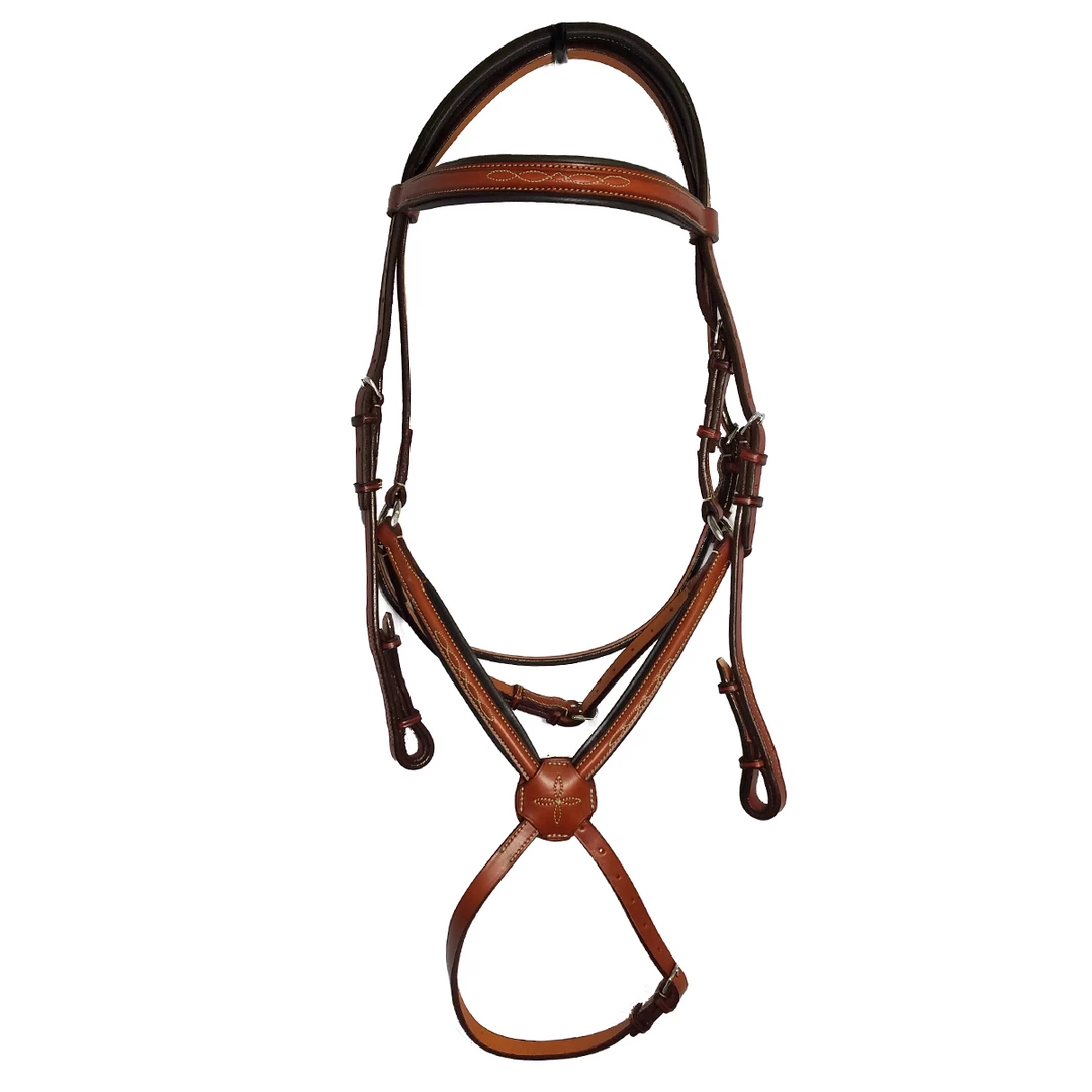 Deals 😀 Edgewood 5/8" Padded Fancy Figure 8 Bridle W/ Padded Browband And Crownpiece English Bridles ⭐ 3 Edgewood 5/8" Padded Fancy Figure 8 Bridle W/ Padded Browband And Crownpiece English Bridles