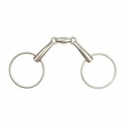 Equiline Lorenzini Titanium Loose Ring Snaffle Bit Saddle Pads & Fittings