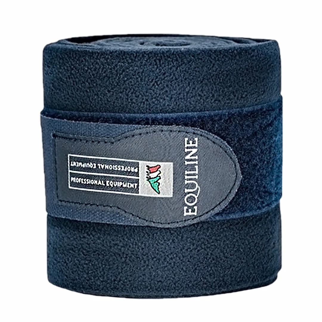 Best deal 🥰 Equiline Polo Fleece Bandage Set Horse 🥾 Boots & Wraps 👏 7 Equiline Polo Fleece Bandage Set Horse Boots & Wraps