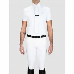 Equiline Men's Vick Short Sleeve Show Shirt