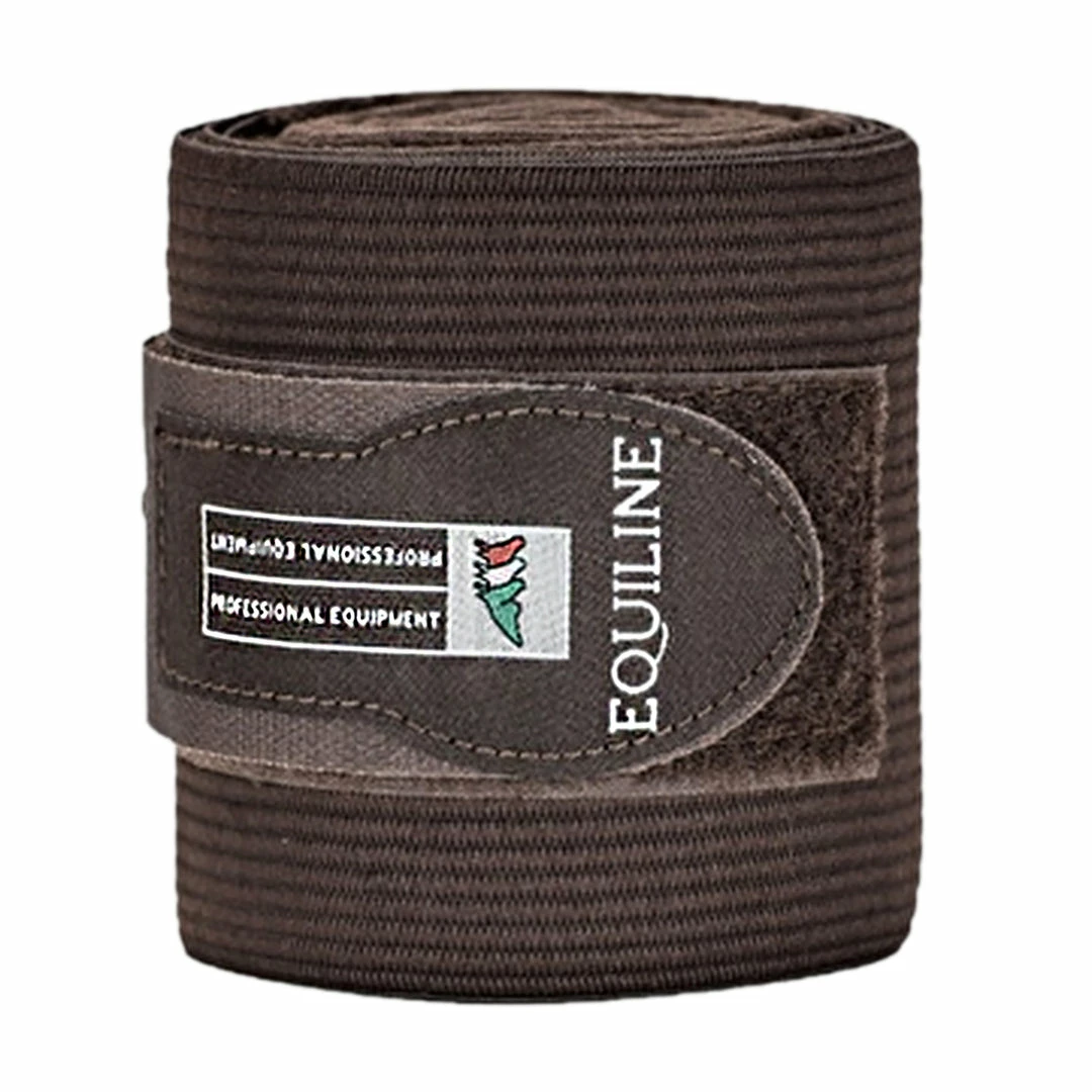 Hot Sale 🔔 Equiline Fleece And Elastic Work Bandage Set Horse 🥾 Boots & Wraps 💯 5 Equiline Fleece And Elastic Work Bandage Set Horse Boots & Wraps