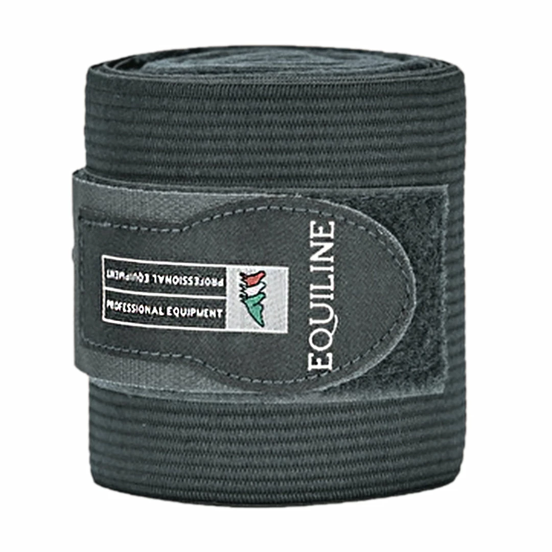 Hot Sale 🔔 Equiline Fleece And Elastic Work Bandage Set Horse 🥾 Boots & Wraps 💯 6 Equiline Fleece And Elastic Work Bandage Set Horse Boots & Wraps