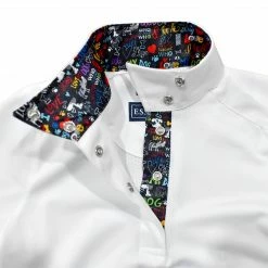 Essex Classics Girls "Danny & Ron's Rescue" Talent Yarn Wrap Collar Long Sleeve Show Shirt