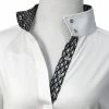Show Shirts Essex Classics Girls "Horses" Talent Yarn Wrap Collar Short Sleeve Show Shirt