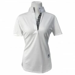 Show Shirts Essex Classics Ladies "Horses" Talent Yarn Straight Collar Short Sleeve Show Shirt