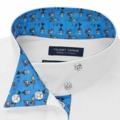 Show Shirts Essex Classics Girls "Roosters" Talent Yarn Wrap Collar Long Sleeve Show Shirt