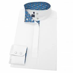 Best Pirce 🤩 Essex Classics Ladies "Lions" Talent Yarn Straight Collar Long Sleeve Show 👕 Shirt Show 👕 Shirts 🎁 12 Essex Classics Ladies