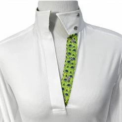 Show Shirts Essex Classics Ladies "Turtles" Talent Yarn Wrap Collar Long Sleeve Show Shirt
