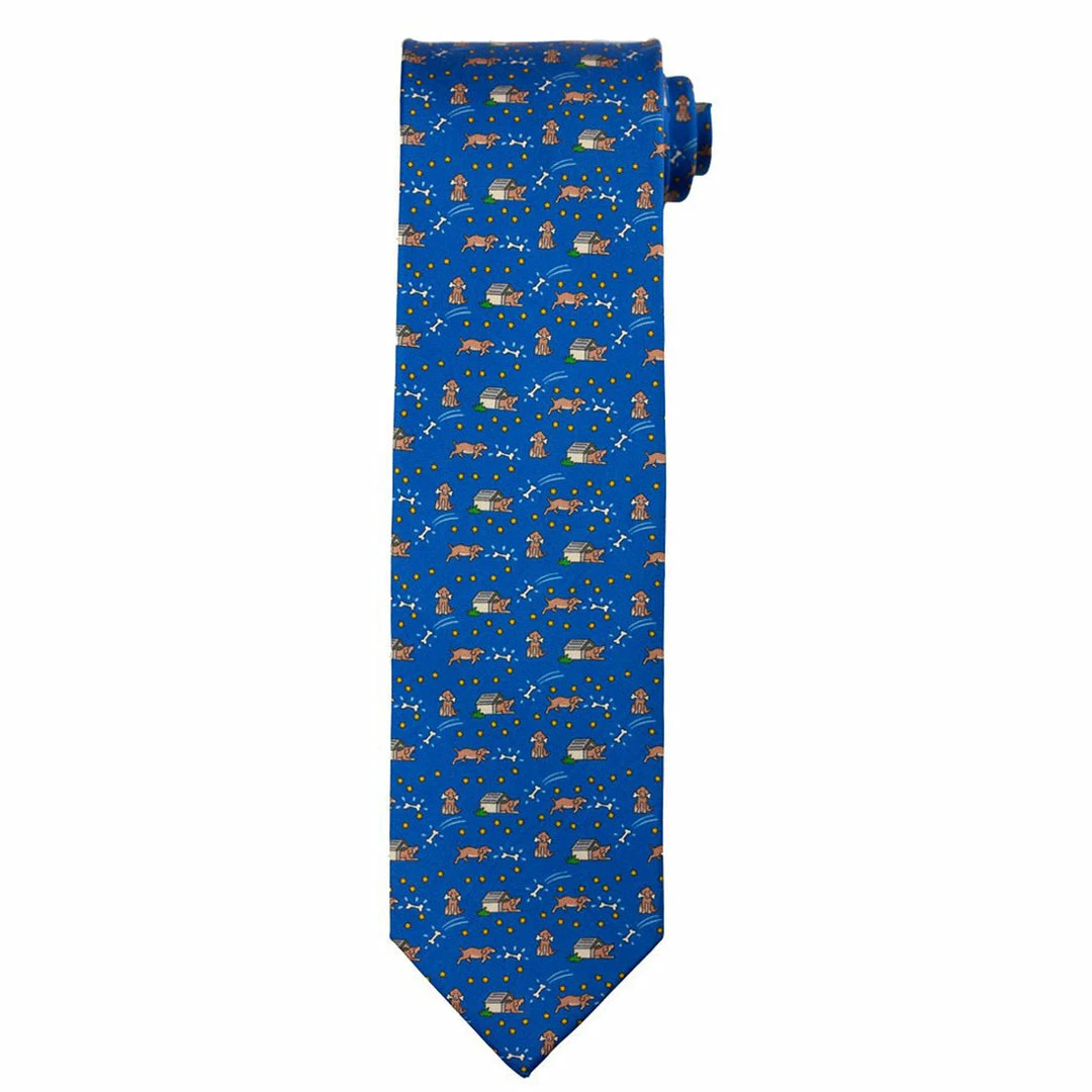 Buy 🌟 Show 👕 Shirts Essex Classics Men’s “Danny & Ron’s Rescue In The 🦮 Doghouse” Necktie 🧨 3 Show Shirts Essex Classics Men’s “Danny & Ron’s Rescue In The Doghouse” Necktie
