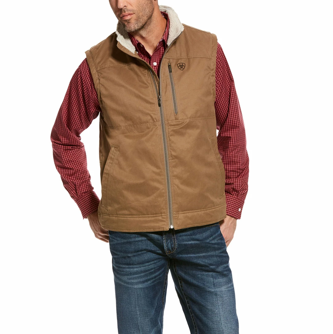 Cheapest 😀 Ariat Men's Grizzly Canvas Vest 😀 3 Ariat Men's Grizzly Canvas Vest