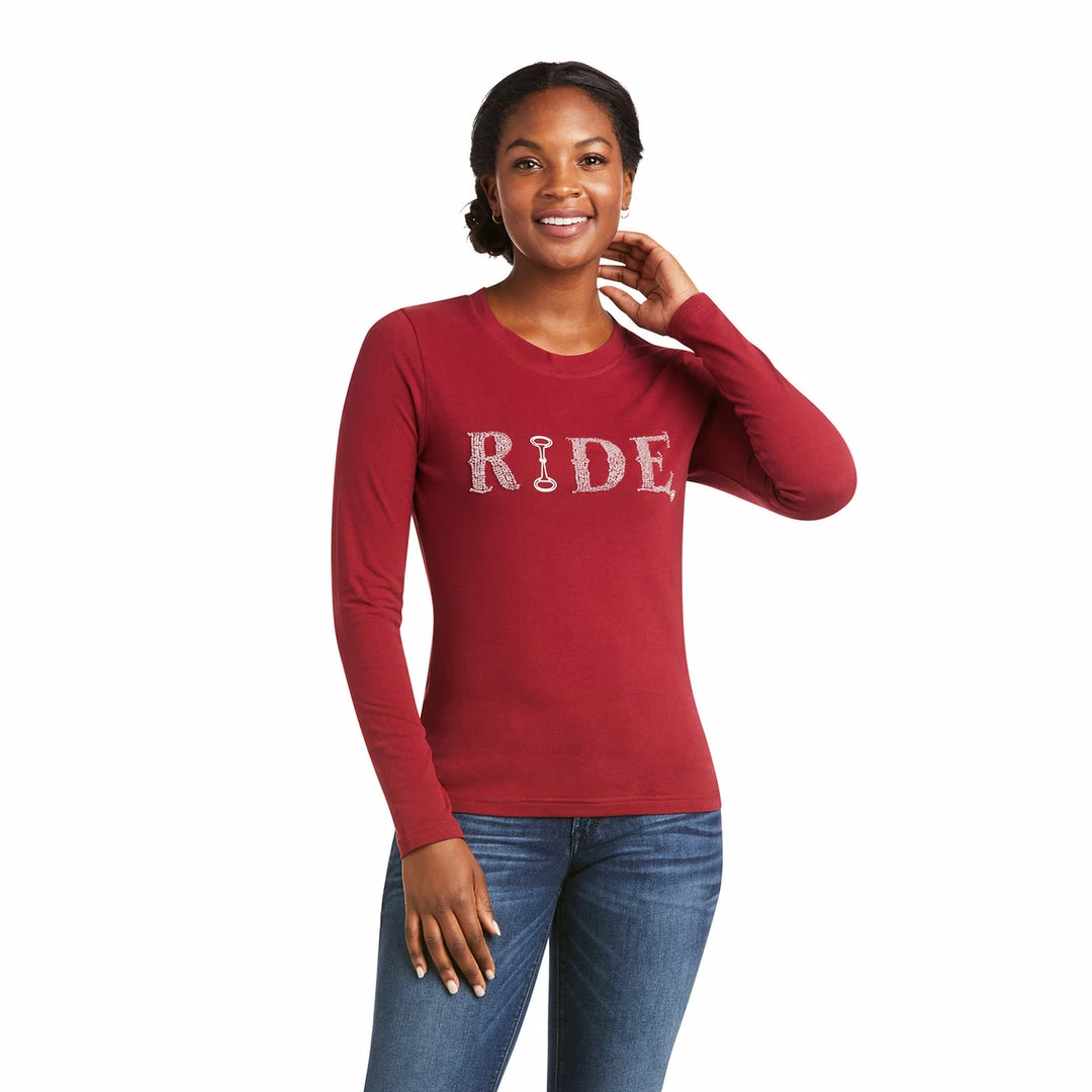 Flash Sale ⭐ Ariat 👩 Women's Ride T-Shirt-Sale 🌟 3 Ariat Women's Ride T-Shirt-Sale