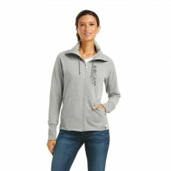 Best Sale ✔️ Ariat 👩 Women's Team Logo Full Zip Sweatshirt-Sale 😀 8 Ariat Women's Team Logo Full Zip Sweatshirt-Sale