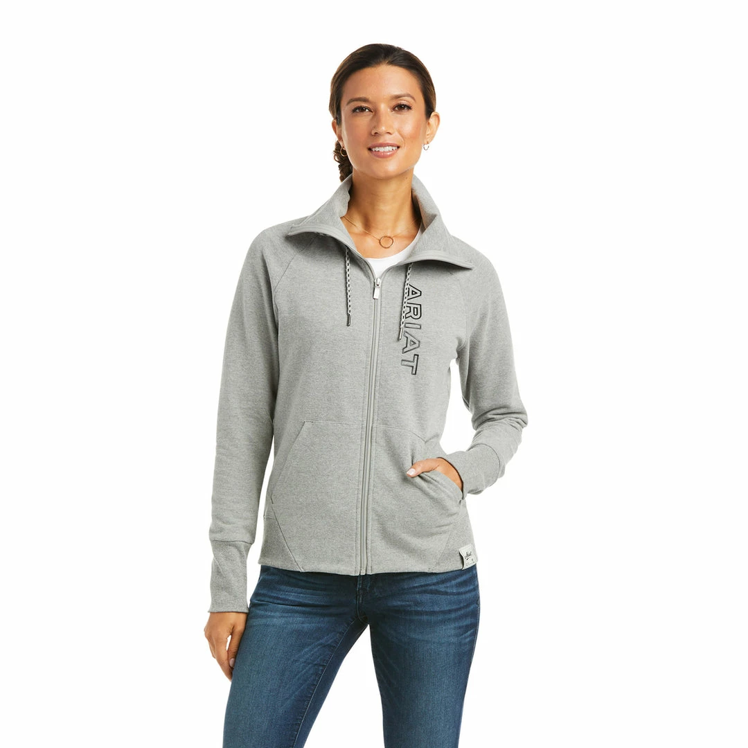 Best Sale ✔️ Ariat 👩 Women's Team Logo Full Zip Sweatshirt-Sale 😀 5 Ariat Women's Team Logo Full Zip Sweatshirt-Sale