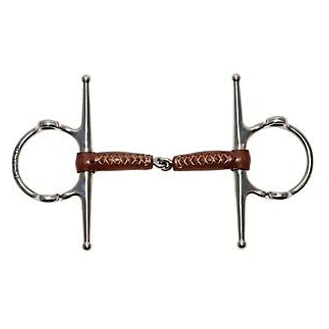 Deals 🔔 Partrade Metalab Leather Full Cheek Gag Pinchless Snaffle Bit 👍 3 Partrade Metalab Leather Full Cheek Gag Pinchless Snaffle Bit