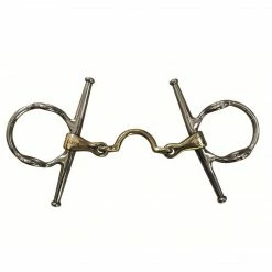 French Equestrian Horse Bits Jump'in High Port Jointed Full Cheek Gag Bit