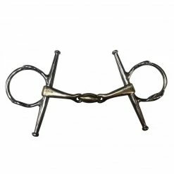 French Equestrian Horse Bits Jump'in French Link Full Cheek Gag Bit