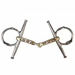 French Equestrian Jump'in Mac Genis Full Cheek Gag Bit