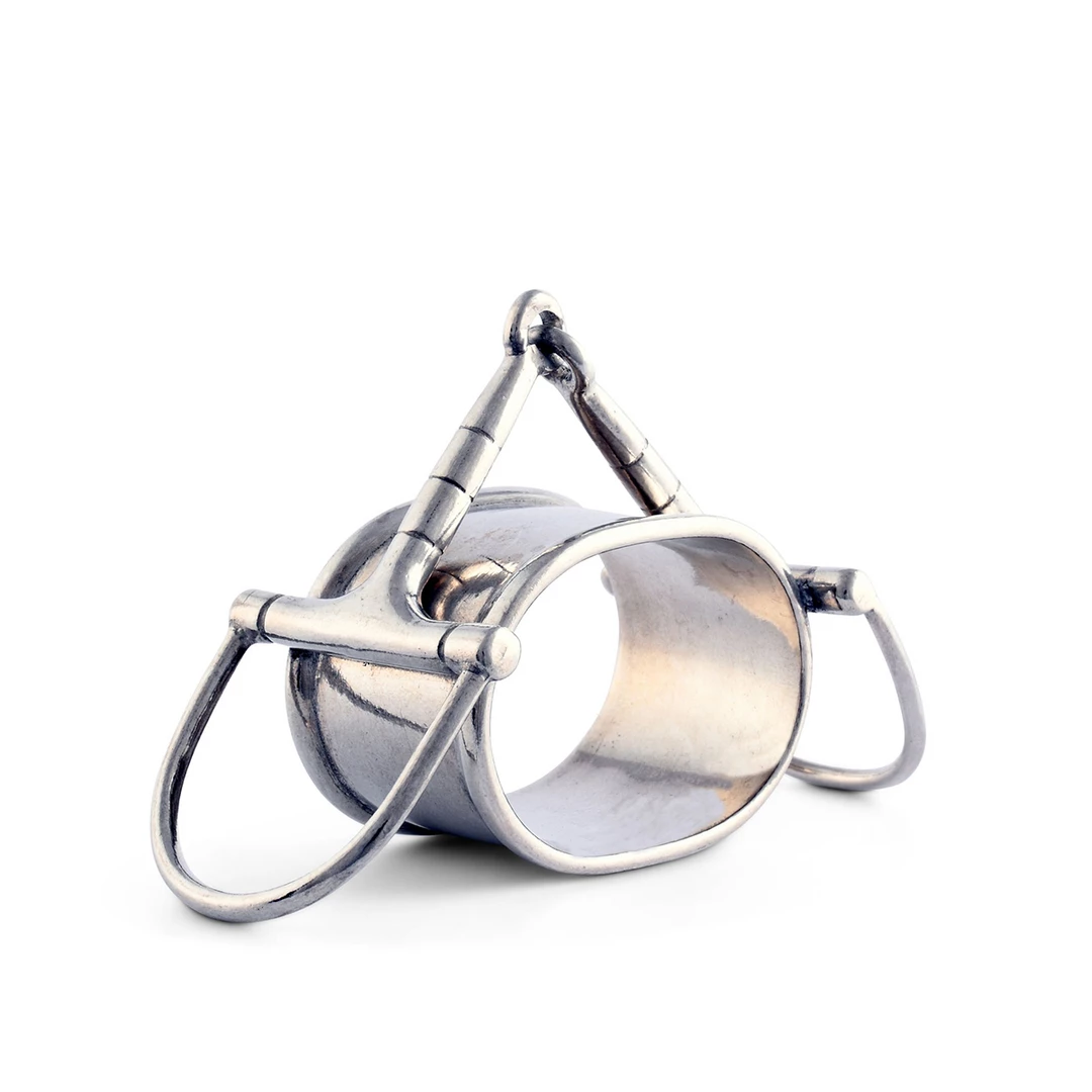 Brand new ๐ Arthur Court Bit Napkin Ring Equestrian Decor ๐ฅฐ 3 Arthur Court Bit Napkin Ring Equestrian Decor