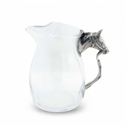 Arthur Court Horse Head Pitcher Equestrian Decor