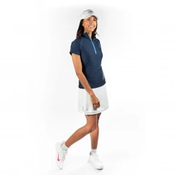 Hannah Childs Women's Haven Short Sleeve Zip Top-Sale