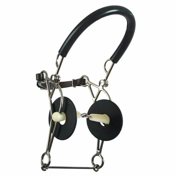 Best Pirce 🥰 English Riding Supply Happy Mouth Jointed Mouth Hackamore Bit Horse Bits 😀 3 English Riding Supply Happy Mouth Jointed Mouth Hackamore Bit Horse Bits