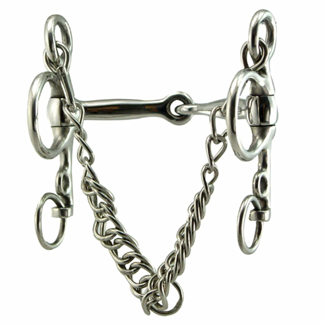 Promo ⌛ Intrepid Horse Bits Coronet Tom Thumb Jointed Mouth Pelham Bit 🎉 3 Intrepid Horse Bits Coronet Tom Thumb Jointed Mouth Pelham Bit