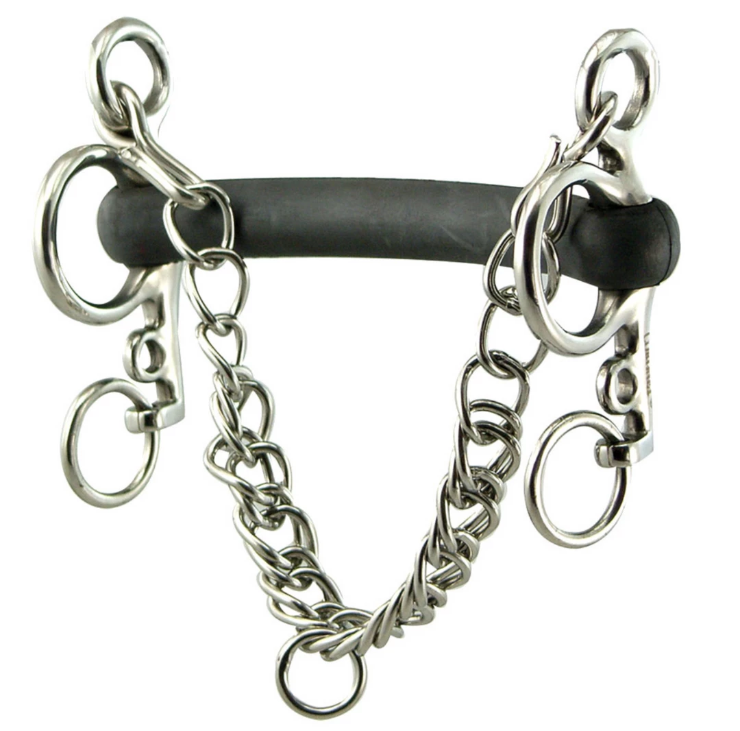 Discount 👏 Intrepid Coronet Hard Rubber Tom Thumb Mullen Mouth Pelham Bit- 4" Cheeks Horse Bits 🎁 3 Intrepid Coronet Hard Rubber Tom Thumb Mullen Mouth Pelham Bit- 4" Cheeks Horse Bits