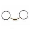 French Equestrian Horse Bits Jump'in Flat French Link Loose Ring Bit