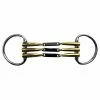 Buy 🔥 French Equestrian Horse Bits Jump' In Triple Mouthpiece D-Ring Bit 👏 2 French Equestrian Horse Bits Jump' In Triple Mouthpiece D-Ring Bit