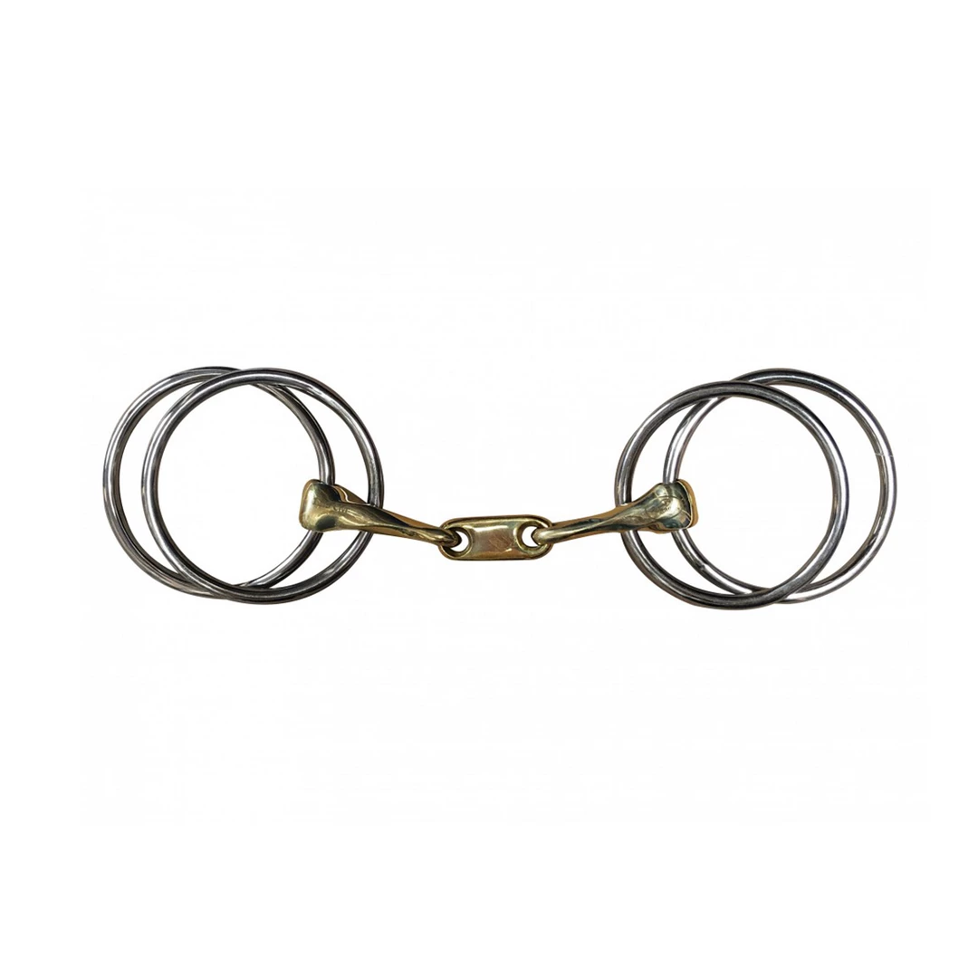 Discount 😉 French Equestrian Jump' In Twisted Flat Link Wilson Bit 😀 3 French Equestrian Jump' In Twisted Flat Link Wilson Bit