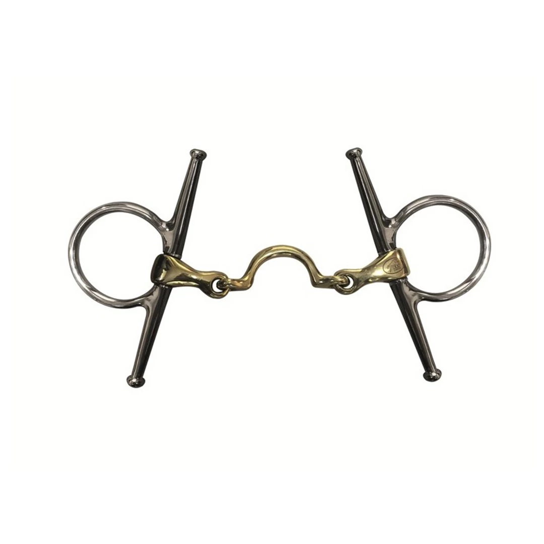 Best deal ๐ French Equestrian Jump'in High Port Jointed Full Cheek Bit ๐ 3 French Equestrian Jump'in High Port Jointed Full Cheek Bit