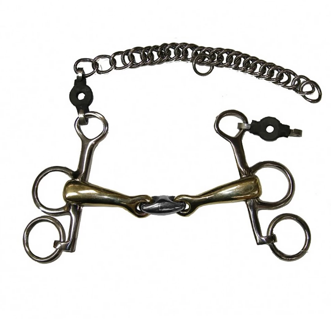Wholesale ✨ French Equestrian Jump'in Double Jointed Blocked Short Shank Pelham Bit Horse Bits 🔥 3 French Equestrian Jump'in Double Jointed Blocked Short Shank Pelham Bit Horse Bits