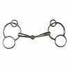 French Equestrian Horse Bits Jump' In Single Jointed German 3-Ring Bit