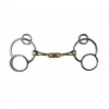 French Equestrian Horse Bits Jump' In Twisted Flat Link German 3-Ring