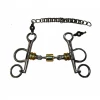 Discount 🌟 French Equestrian Jump'in Pelham Bit With Rollers 🎉 2 French Equestrian Jump'in Pelham Bit With Rollers