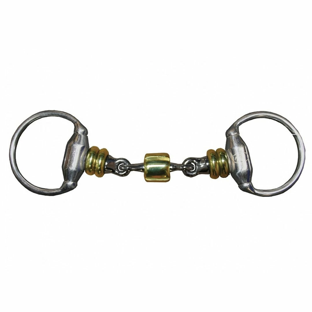 Promo ๐งจ French Equestrian Jump'in Eggbutt Bit With Rollers Horse Bits ๐ 3 French Equestrian Jump'in Eggbutt Bit With Rollers Horse Bits